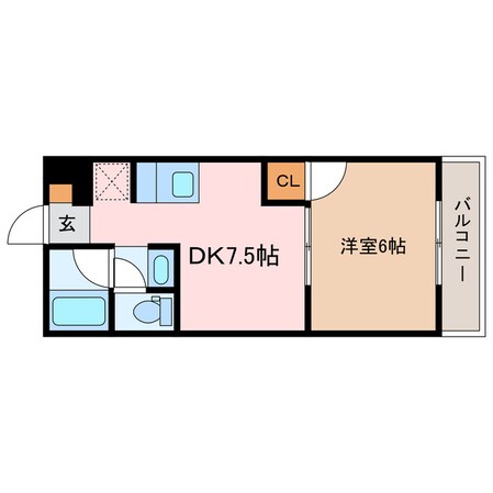 サントール白萩の物件間取画像